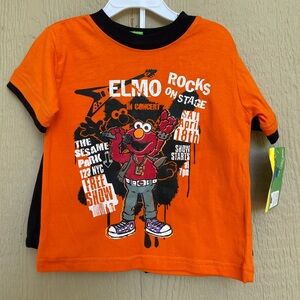 Deadstock y2k Elmo Sesame Street size 2t